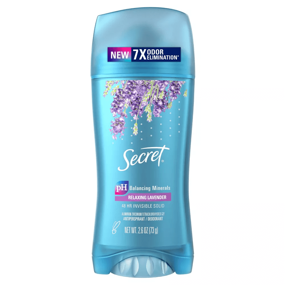 Secret Anti-Perspirant Deodorant Invisible Solid Lavender For Women