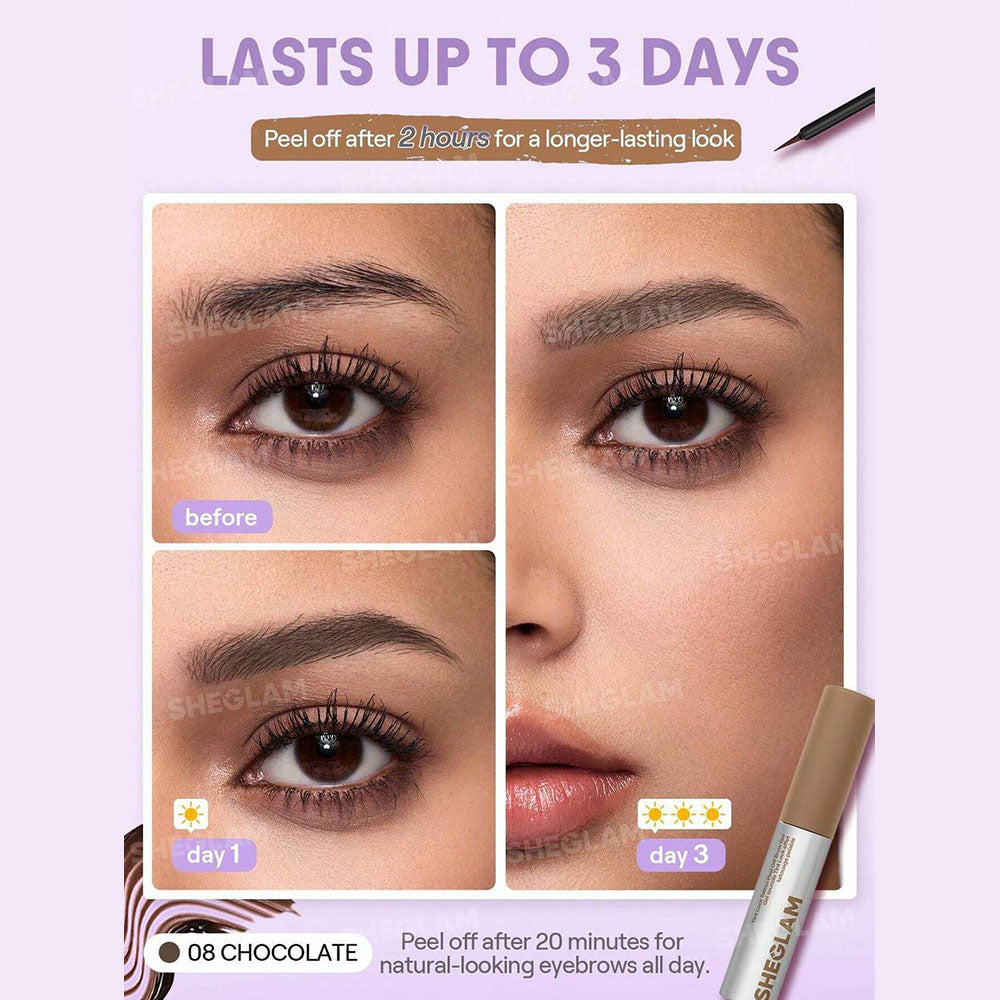 Sheglam Tint Lock Tattoo Peel Off Brow Gel-Blonde