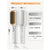 SHEGLAM Sleek Chic Triple Grip Straightening Brush-US Plug