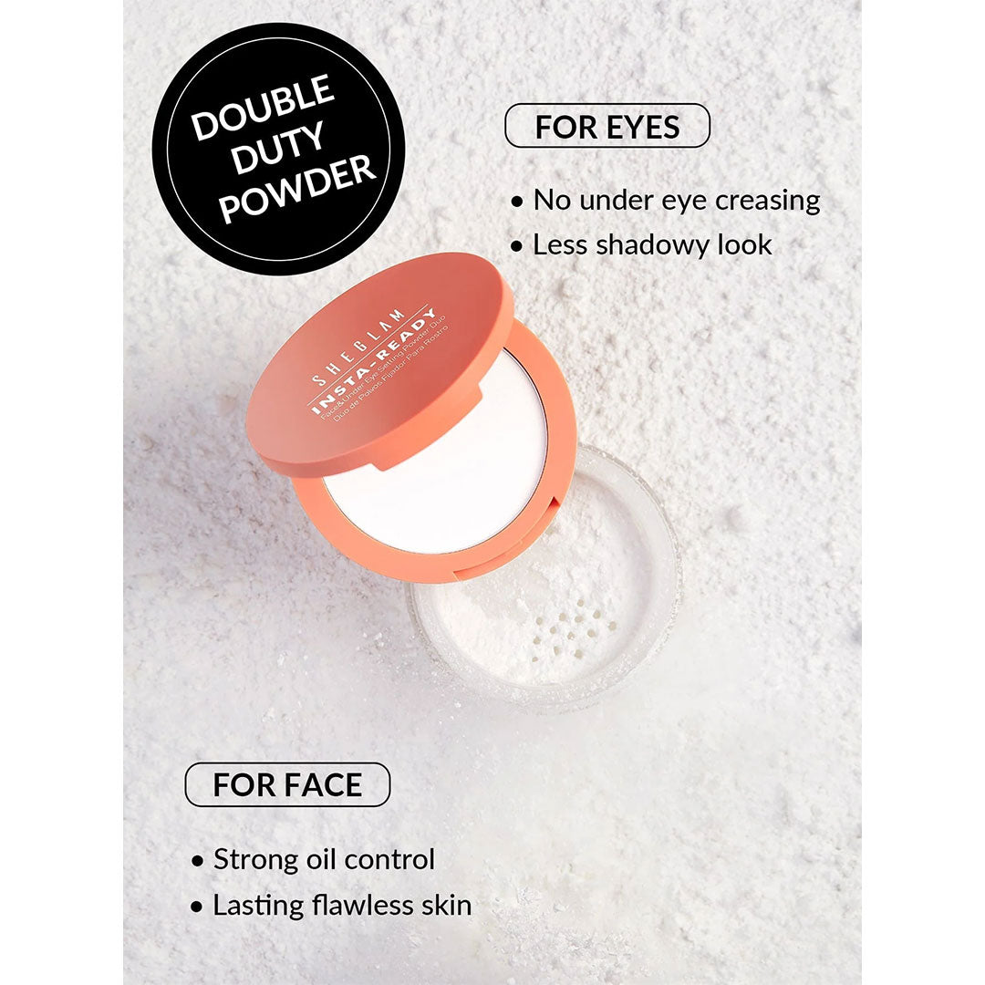 SHEGLAM INSTA-READY FACE & UNDER EYE SETTING POWDER DUO
