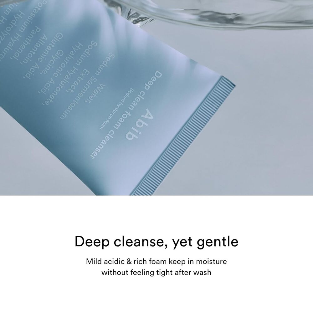 Abib Sedum hyaluronic foam Deep clean foam cleanser