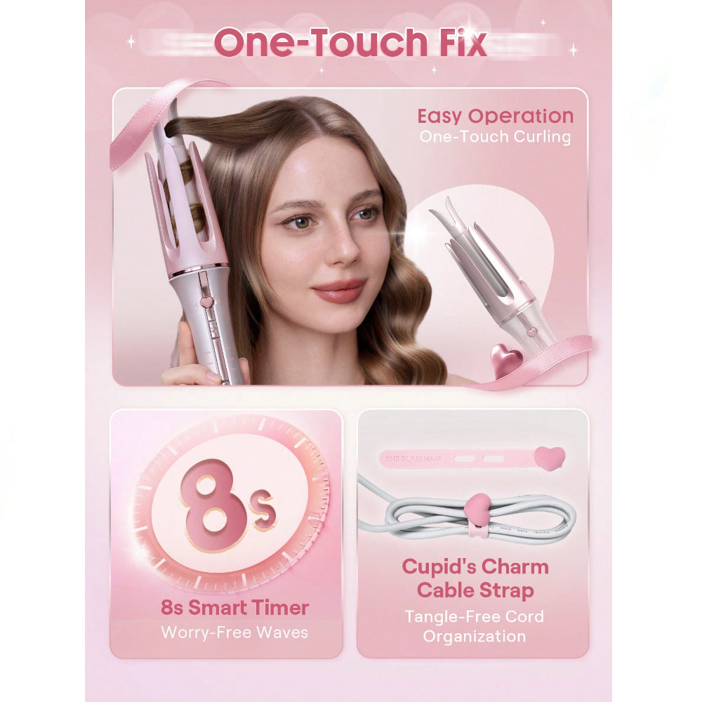 SHEGLAM Cupid's Charm One-Touch Instant Curler-32mm EU Plug