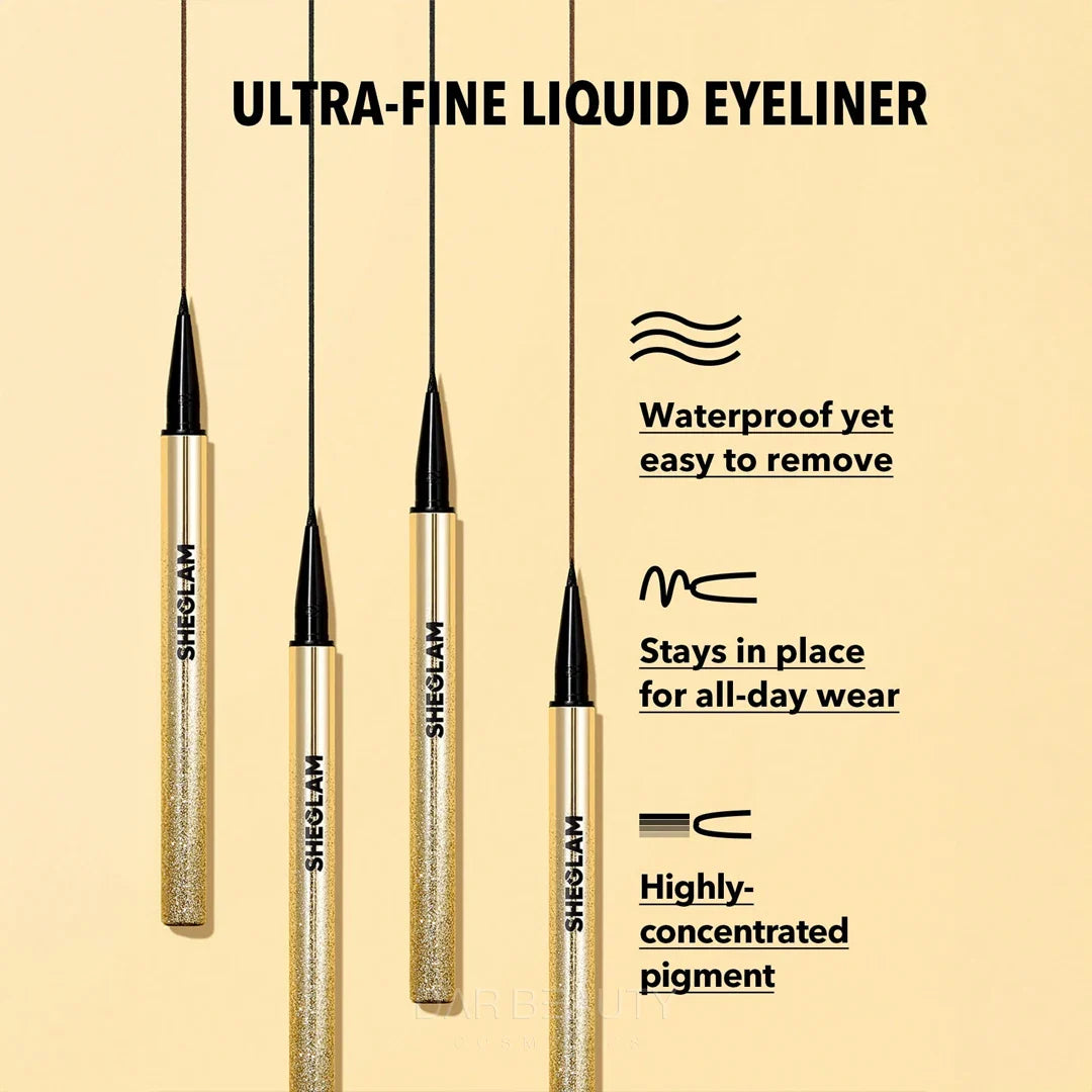 SHEGLAM Line & Define Waterproof Liquid Eyeliner Black