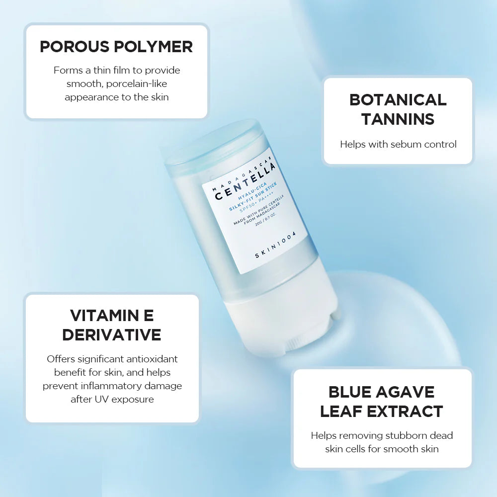 Skin1004  Madagascar Centella Hyalu-Cica Silky-Fit Sun Stick Mini