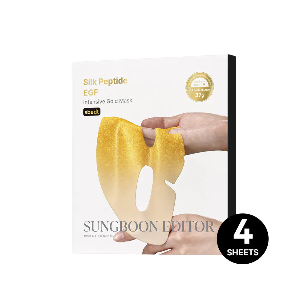 Sungboon Editor Silk Peptide Egf Gold Mask  4ea