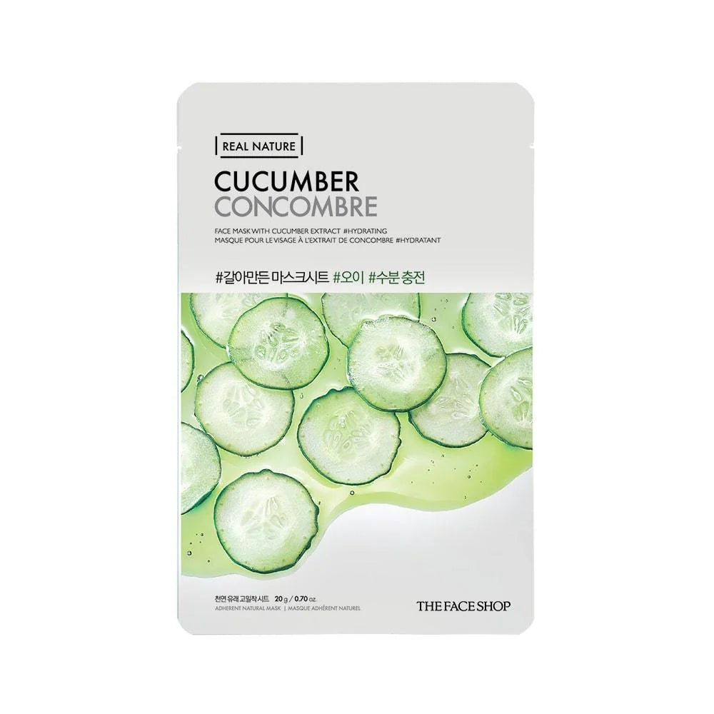 The Face Shop Real Nature Face Mask Sheet Cucumber