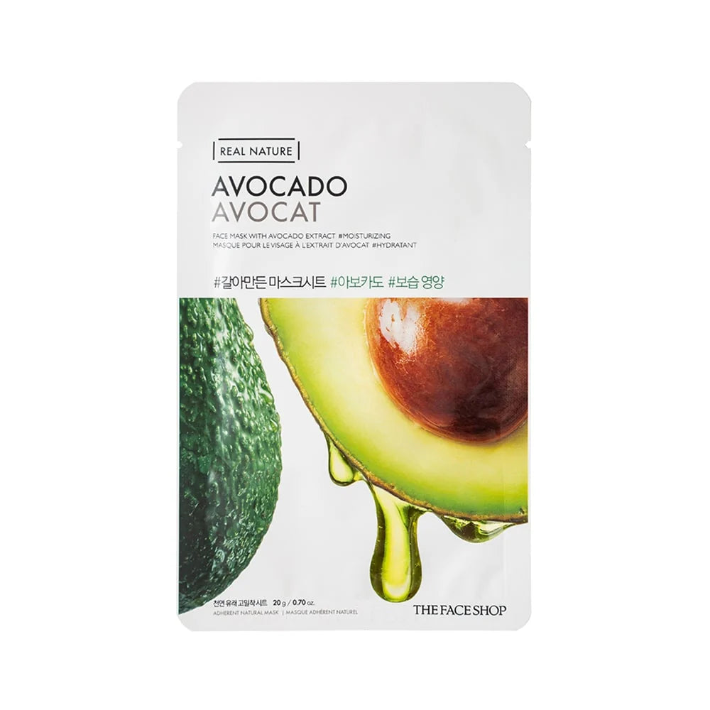The Face Shop Real Nature Face Mask Sheet Avocado