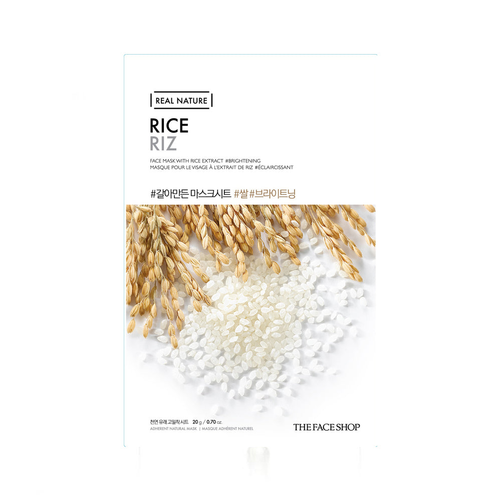 The Face Shop Real Nature Face Mask Sheet Rice