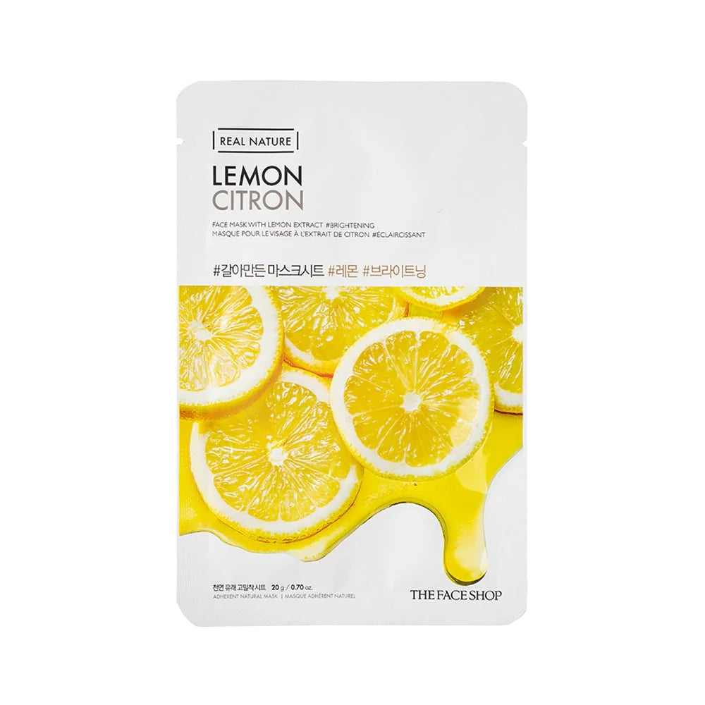 The Face Shop Real Nature Face Mask Sheet Lemon