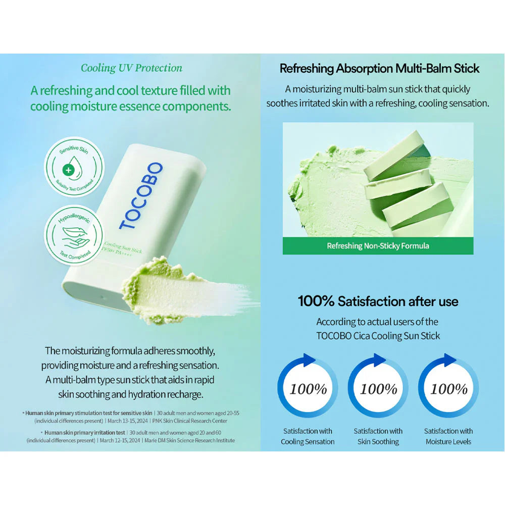 TOCOBO Cica Cooling Sun Stick