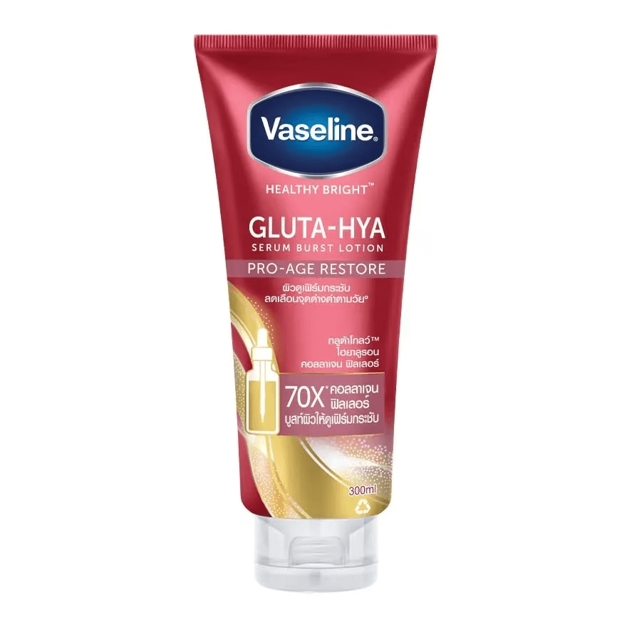 Vaseline Gluta-Hya Serum Burst Lotion Pro-Age Restore