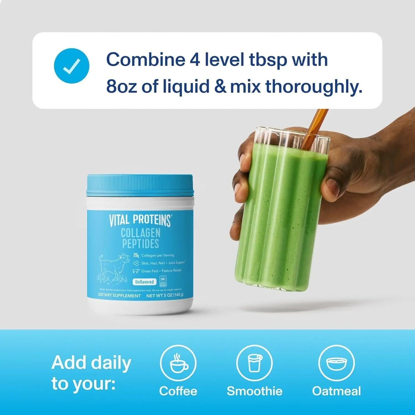 Vital Proteins Collagen Peptides Powder, Unflavored
