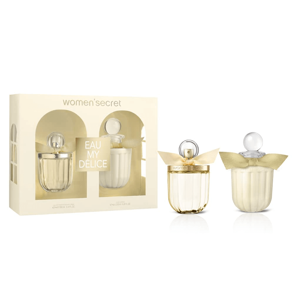 Women Secret Eau My Delice Gift Set EDT 100 ML + Body Lotion 200 ML