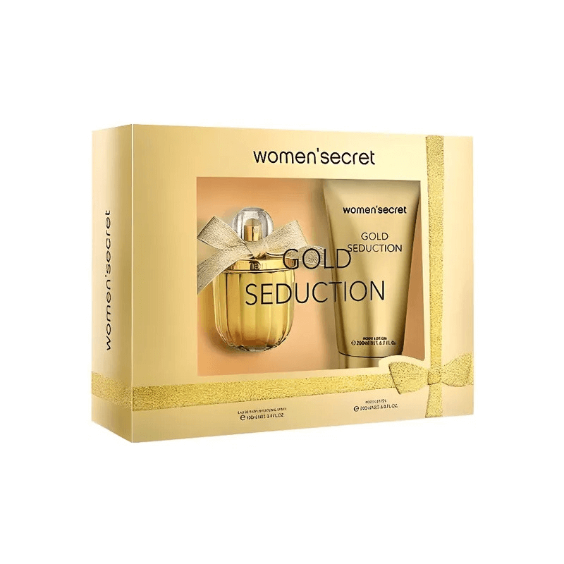 Women Secret Gold Seduction Gift SET EDP 100ML + Body Lotion 200ML