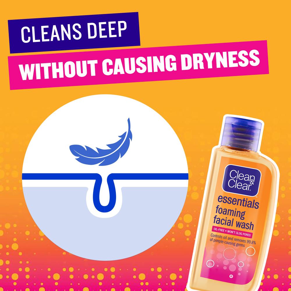 Clean & Clear- Essentials Foaming Facial Wash