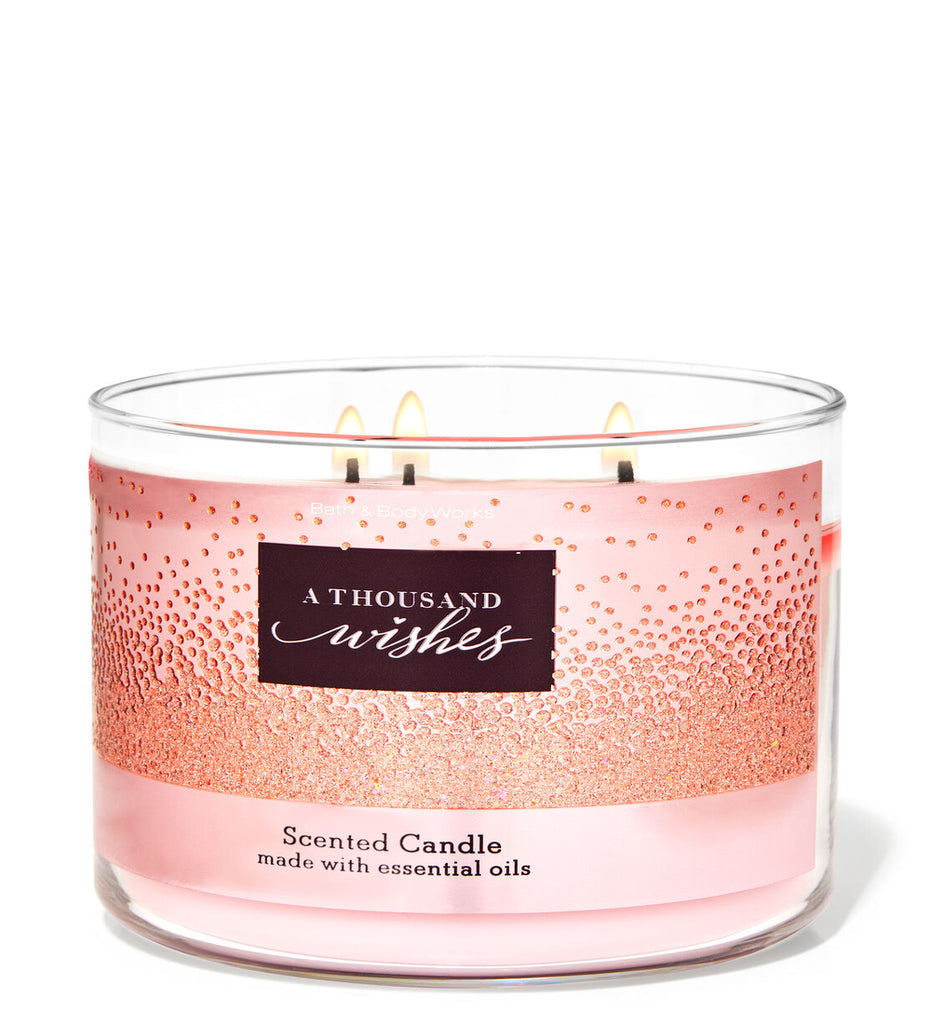 Bath and Body Works A Thousand Wishes  3-Wick Candle