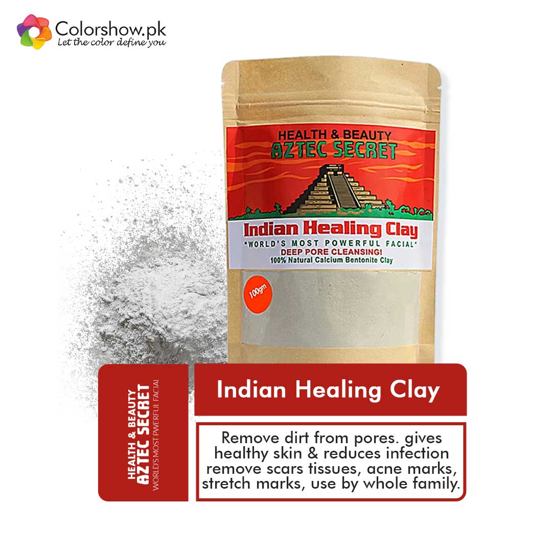 Aztec secret indian healing clay 100g flat 40% -colorshow.pk | ColorShow