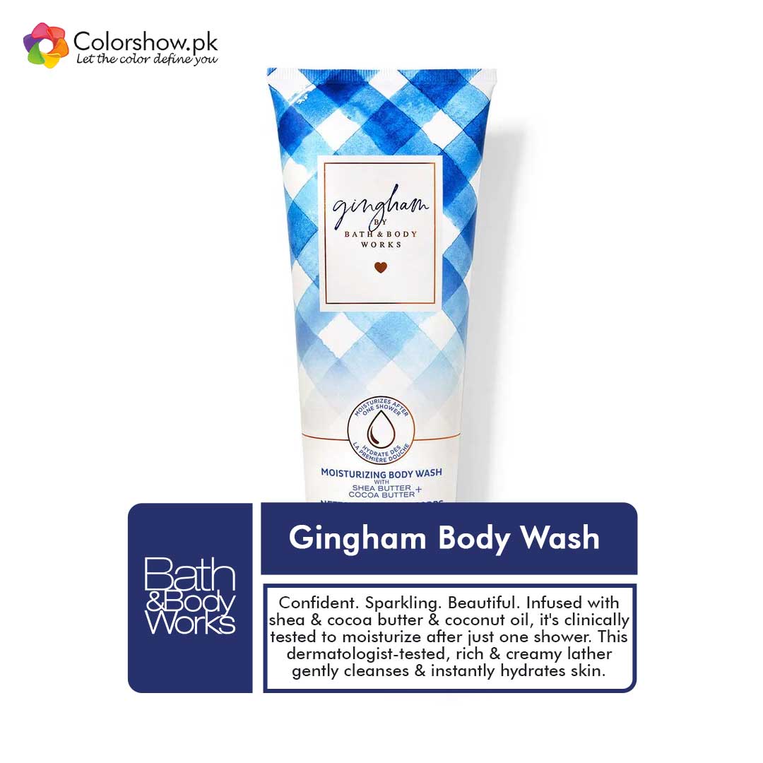Shop Bath & Body Works Gingham body wash Online in Pakistan - ColorshowPk 