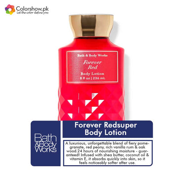 Shop Bath & Body Works  Forever redsuper body lotion Online in Pakistan - ColorshowPk 