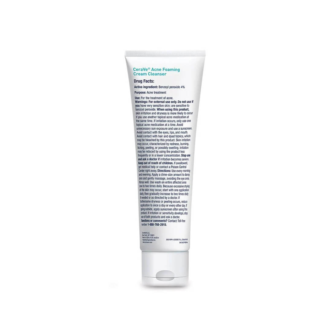 CeraVe Acne Foaming Cream Cleanser