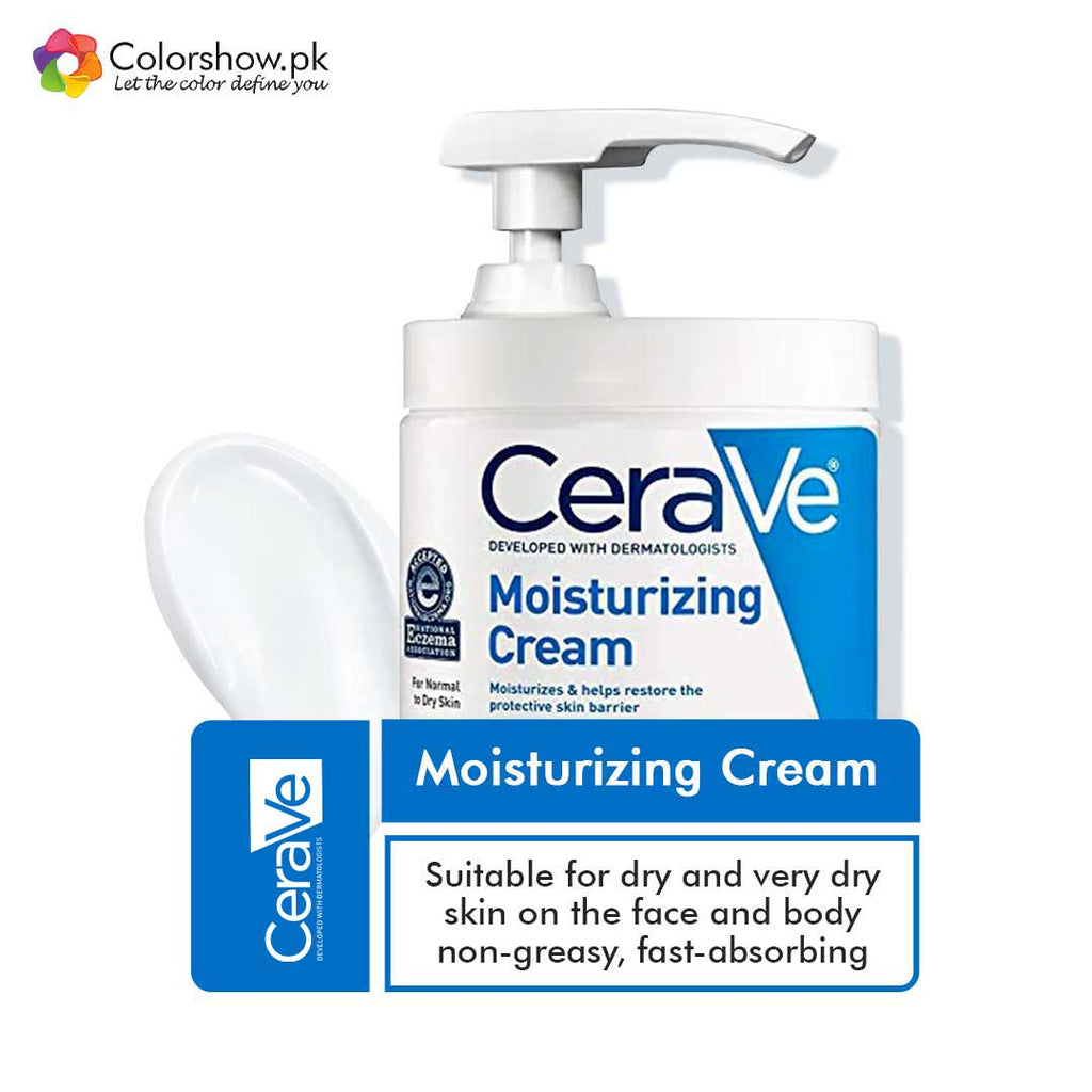 Cerave moisturizing cream pump normal to dry skin | ColorShow