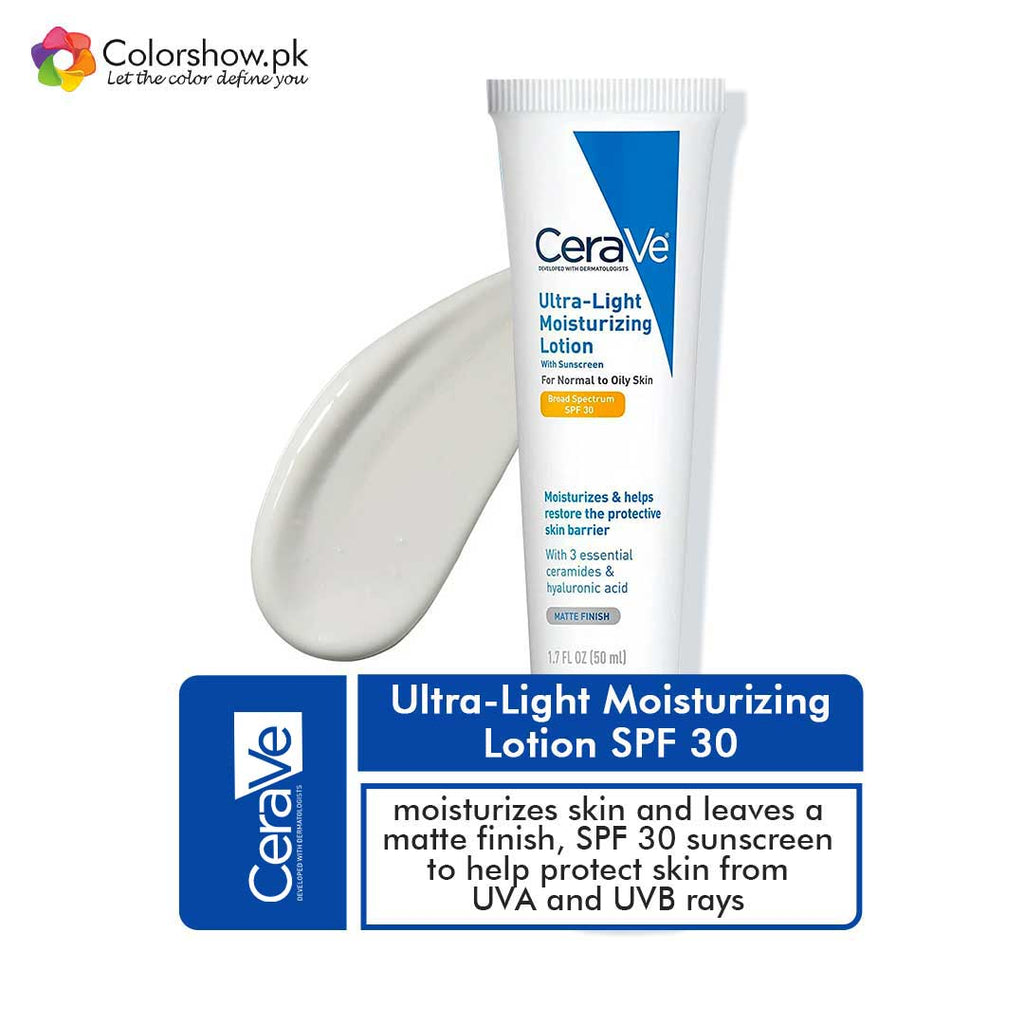 CeraVe Ultra-Light Moisturizing Lotion with Sunscreen SPF 30