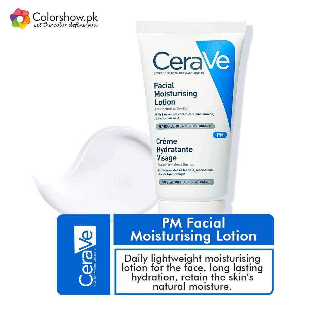 CeraVe PM Facial Moisturising Lotion For Normal to Dry Skin