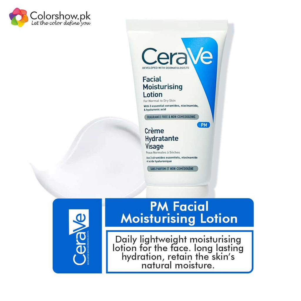 CeraVe PM Facial Moisturising Lotion For Normal to Dry Skin