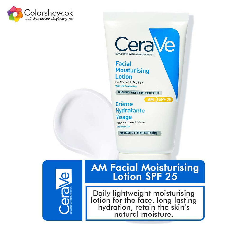 CeraVe AM Facial Moisturising Lotion SPF 25 (Normal to Dry Skin)