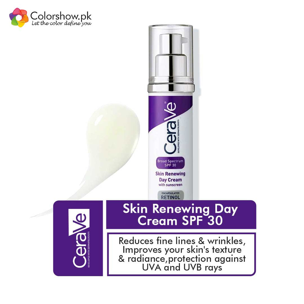 CeraVe Skin Renewing Day Cream WITH BROAD SPECTRUM SPF 30