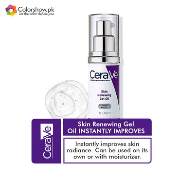CeraVe Skin Renewing Gel Oil INSTANTLY IMPROVES SKIN RADIANCE