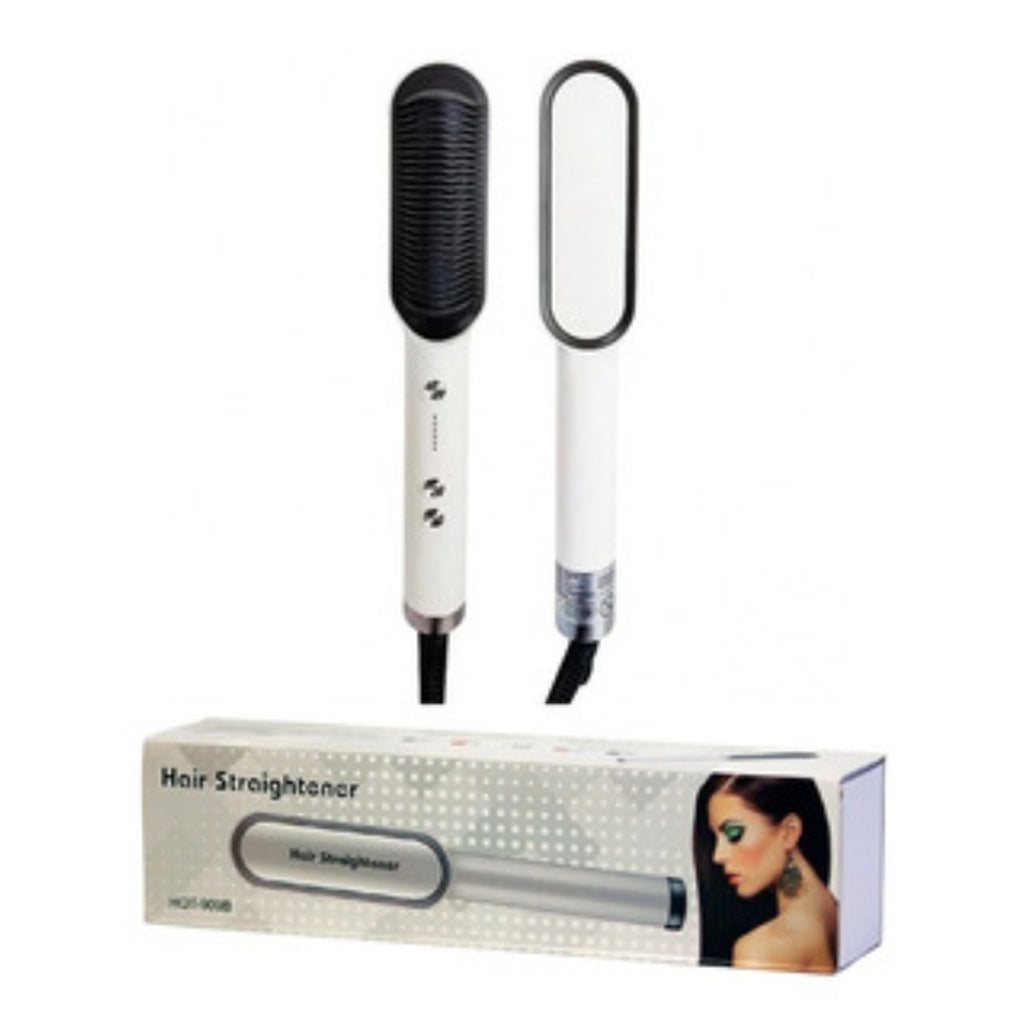 Ceramic Heated Hair Brush – Hair straightener – HQT-909B