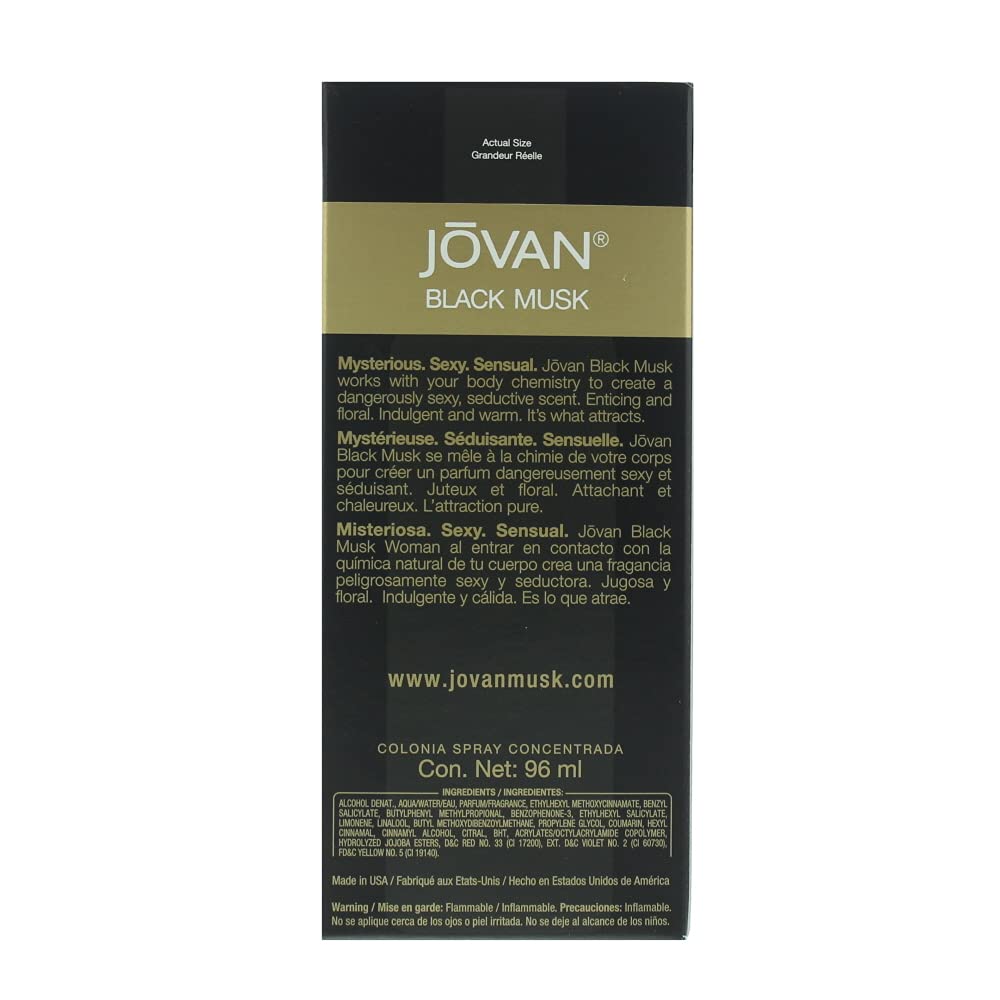 Jovan Musk EDC Women Black