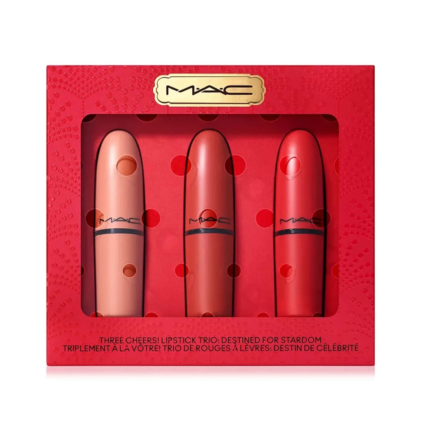 Shop MAC Three Cheers! Lipstick Trio Online in Pakistan - ColorshowPk 