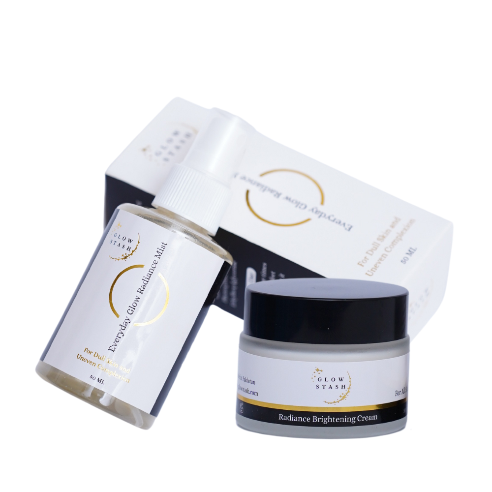GlowStash Head to Toe Bundle ( Vitamin C Cream 20 ML + Facial Mist )
