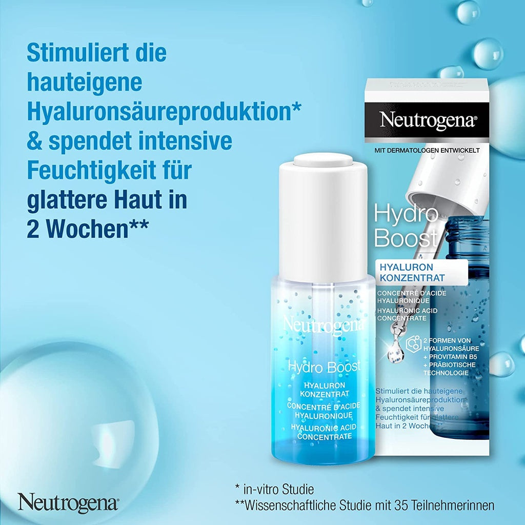 Shop Neutrogena Hydro Boost Hyaloronic acid serum Online in Pakistan - ColorshowPk