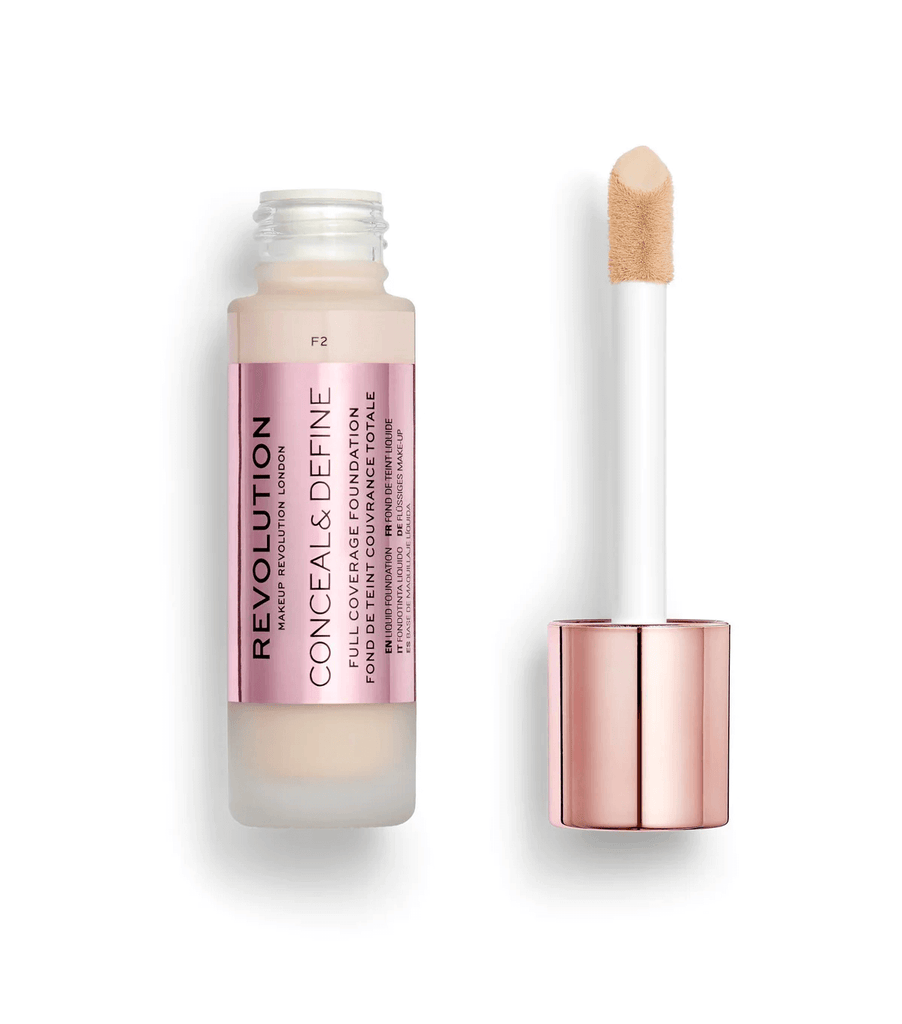  MAKEUP REVOLUTION CONCEAL & DEFINE FOUNDATION  F2