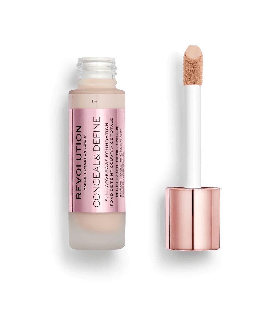  Buy Makeup Revolution Conceal & Define Foundation F4 23ml · Pakistan