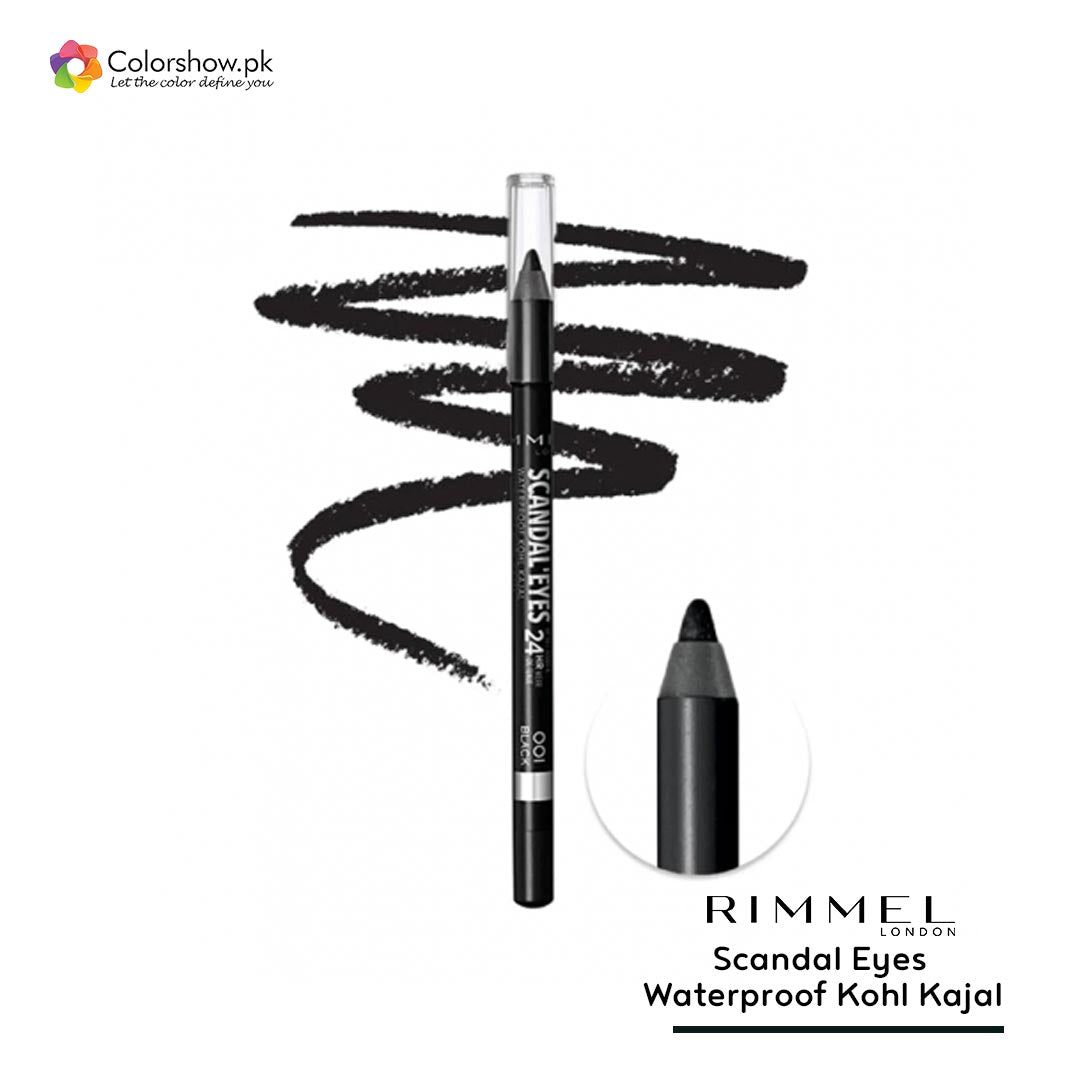 Kohl Riim Rimmel scandal eyes waterproof kohl kajal | ColorShow
