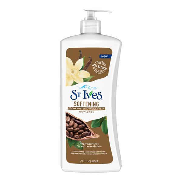 STIVES BODY LOTION USA SOFTENING COCOA BUTTER & VANILLA BEAN 21OZ/621ML