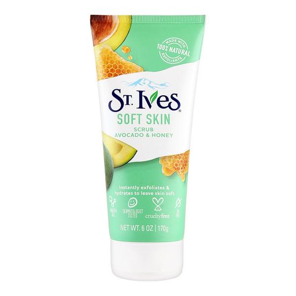 STIVES FACE SCRUB SOFT SKIN AVOCADO & HONEY 6OZ/170G