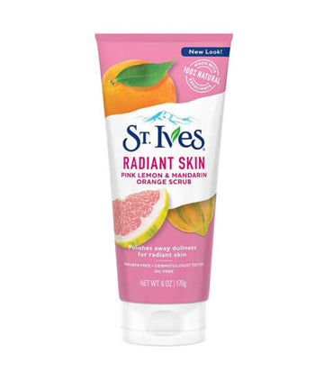 STIVES FACE SCRUB RADIANT SKIN PINK LEMON & MANDARIN ORANGE SCRUB 6OZ/170G