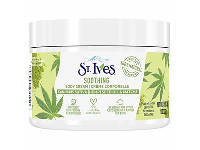 Stives body cream soothing seed oil & matcha 10oz