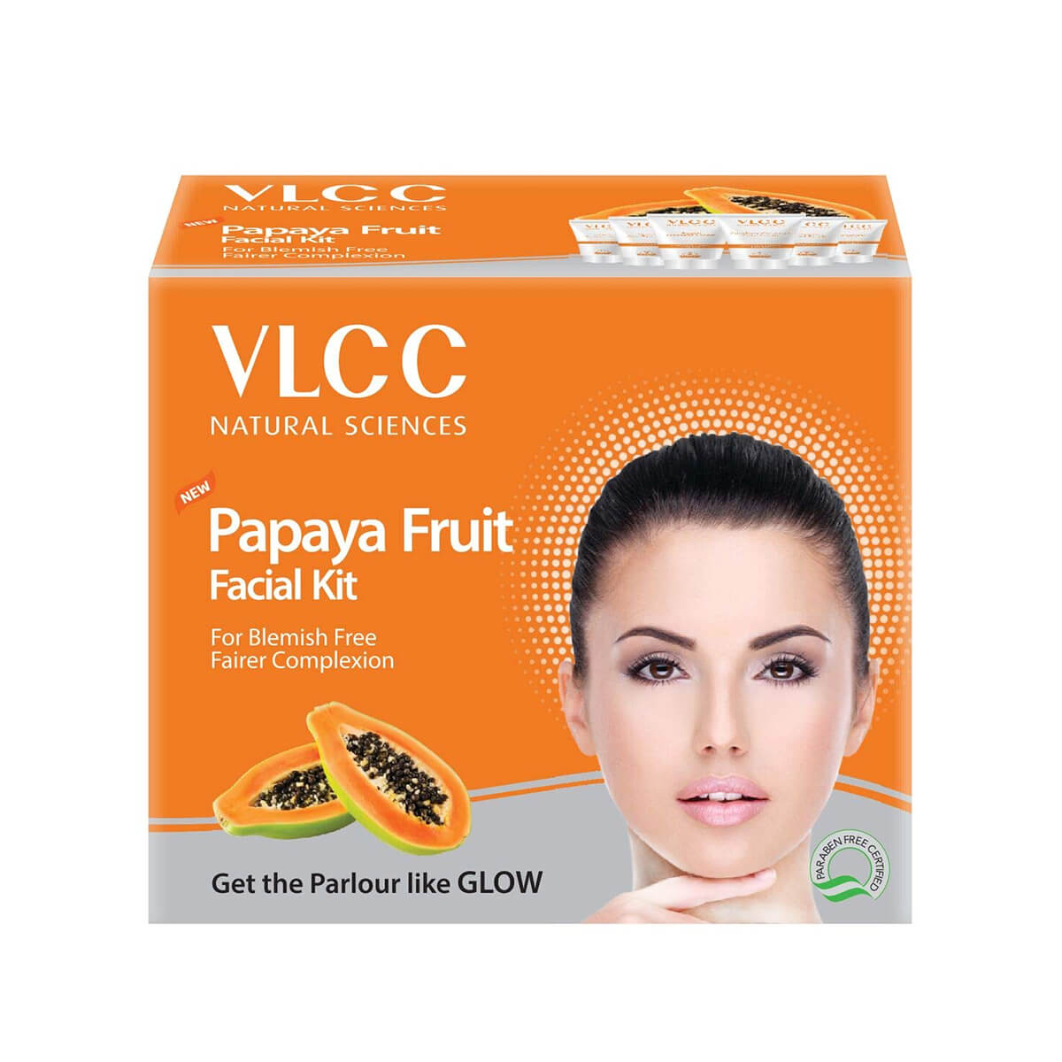 VLCC Papaya Single Facial Kit TUBE PACK