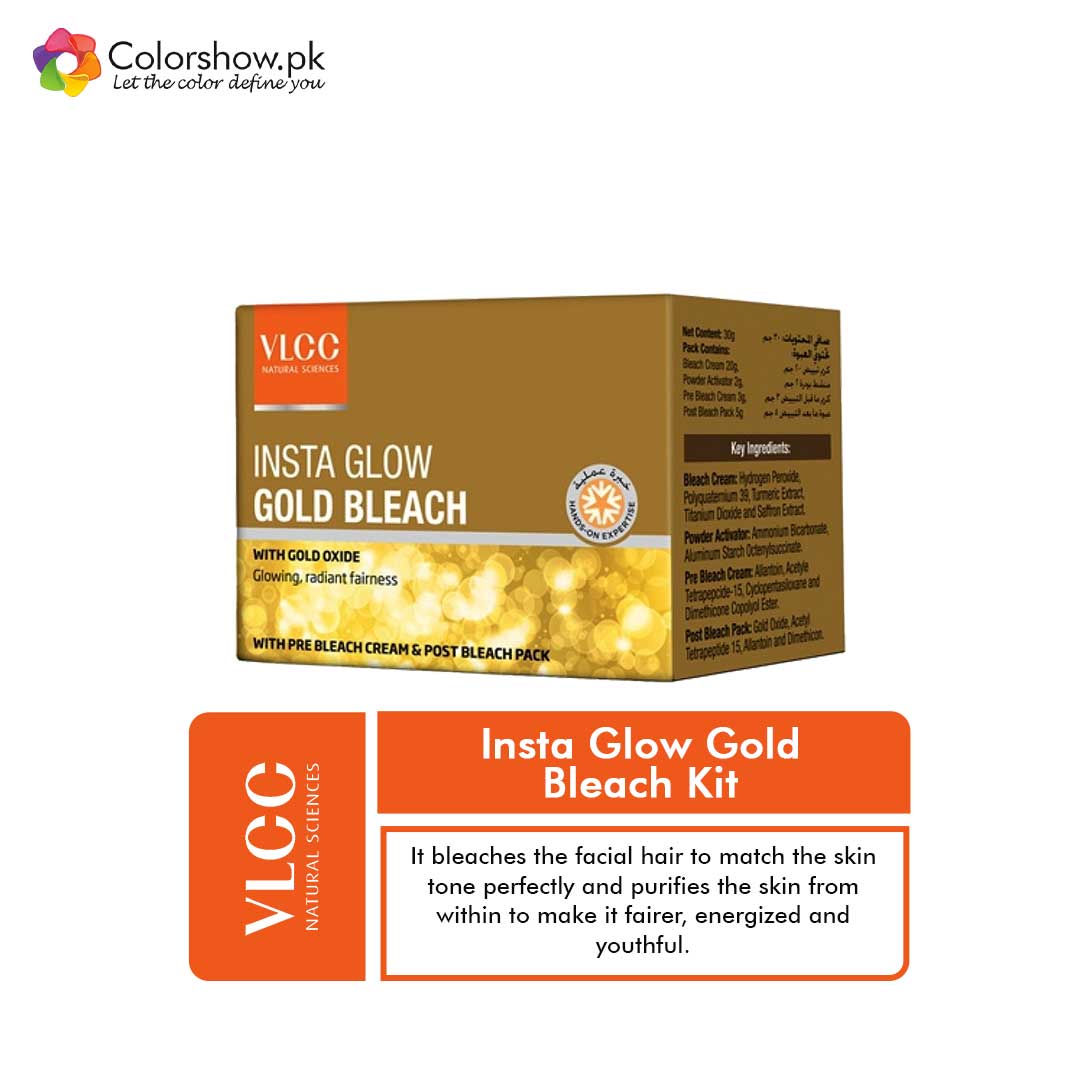 VLCC Insta Glow Gold Bleach Kit