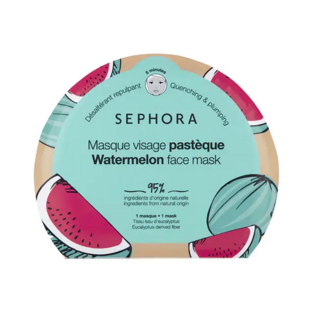 Sephora masque visage pasteque watermelon face mask