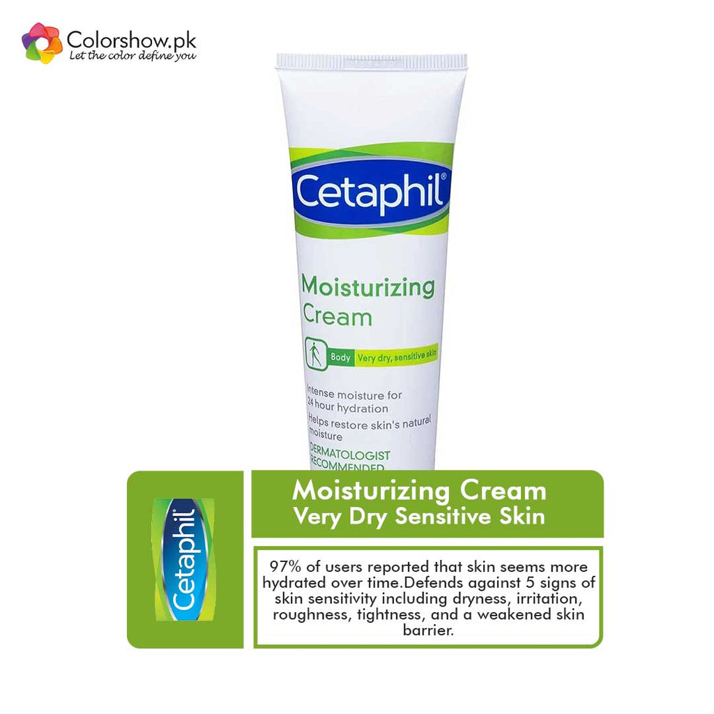 Shop Cetaphil Moisturizing Cream Very Dry Sensitive Skin Online in Pakistan - ColorshowPk