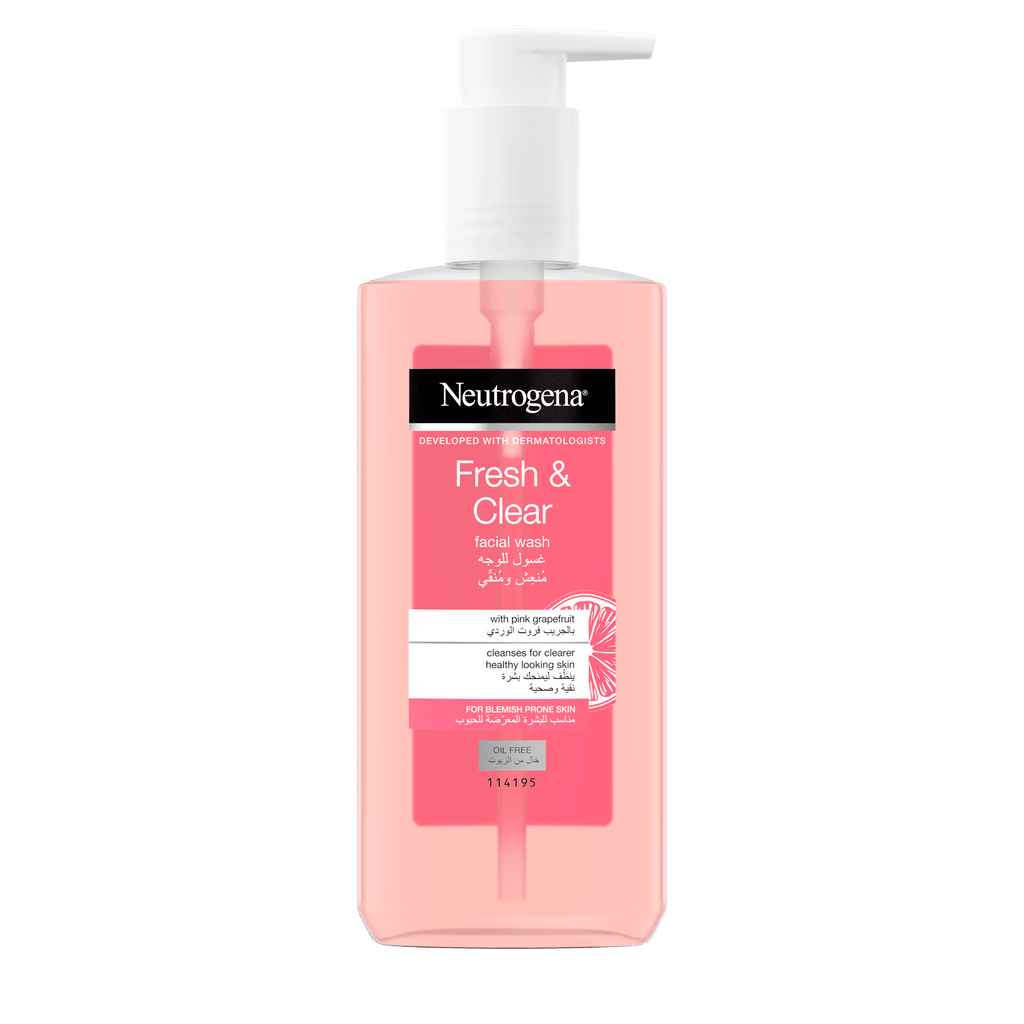 Neutrogena Fresh & Clear Facial Wash with Pink Grapefruit
