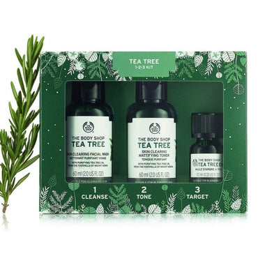 The Body Shop Clean & Gleam Tea Tree Skincare Gift Set
